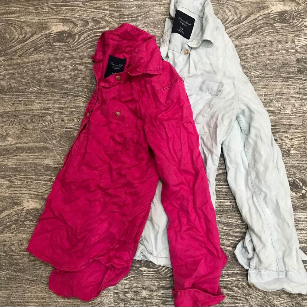 Two Button Down Tops - image 1